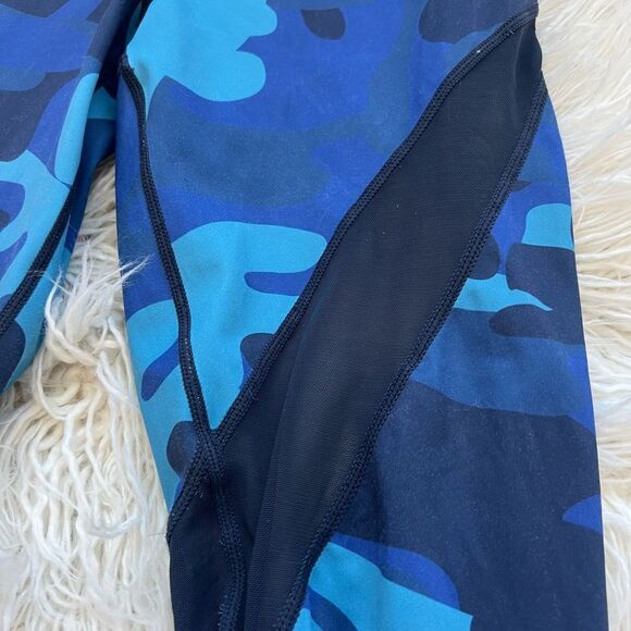 ZYIA Blue Camo Leggings - Picture 4 of 5